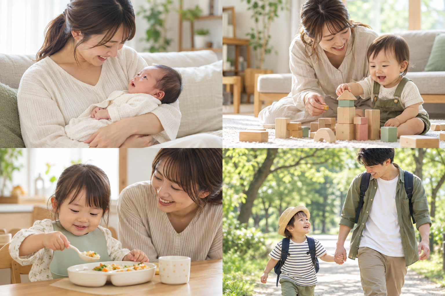 父親と子どもの外遊び